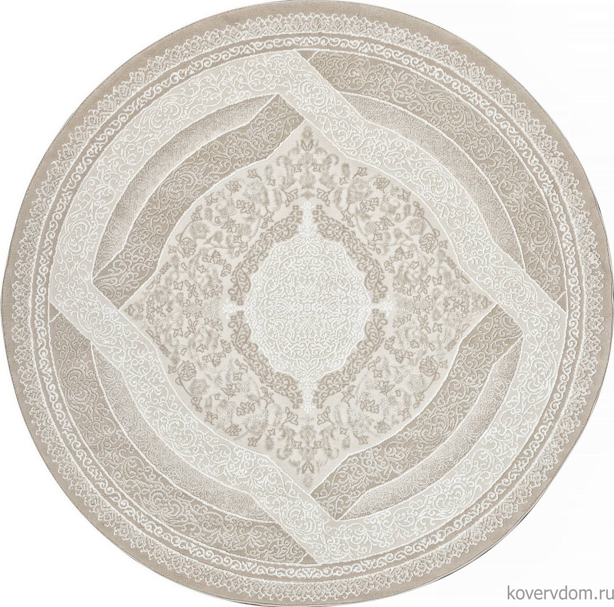 Ковер ARMINA 04088A BROWN / BROWN Круг Ковер ARMINA 04088A BROWN / BROWN Круг