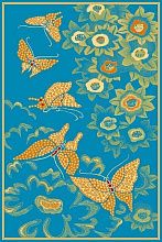 Оранжевый ковер детский FRYZ-N Nesi light blue