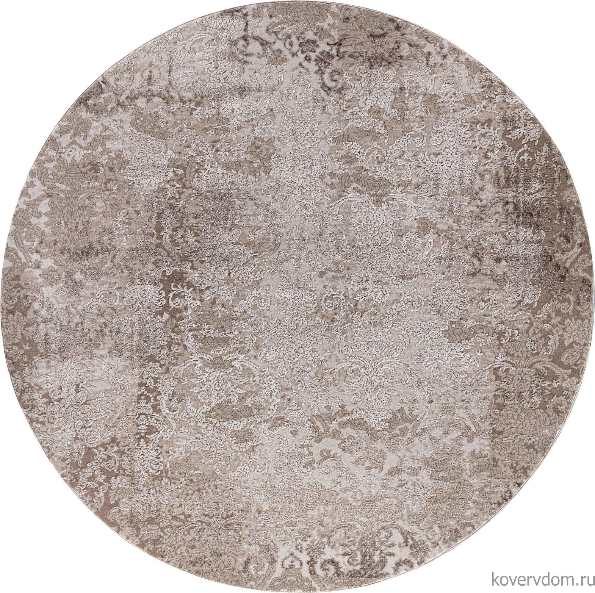 Ковер ARMINA 03708A BROWN / BROWN Круг Ковер ARMINA 03708A BROWN / BROWN Круг