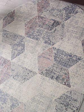 Ковер ZUMMA F257 PINK Овал