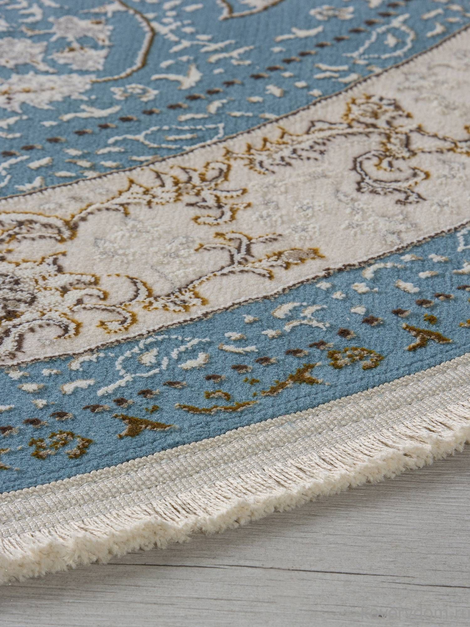 Ковер ZARINA M101B BLUE / BLUE Овал