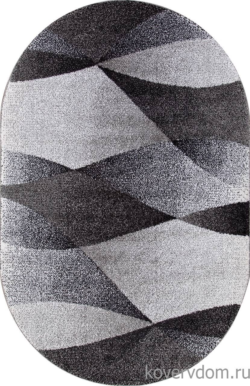 Ковер PLATINUM t636 GRAY Овал Ковер PLATINUM t636 GRAY Овал