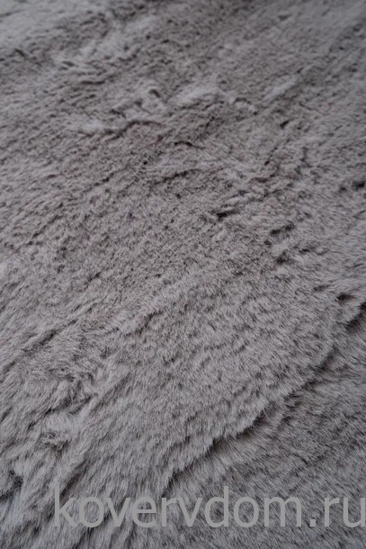 Ковер из искусственного меха Krolik 1000A T9082_GREY круг