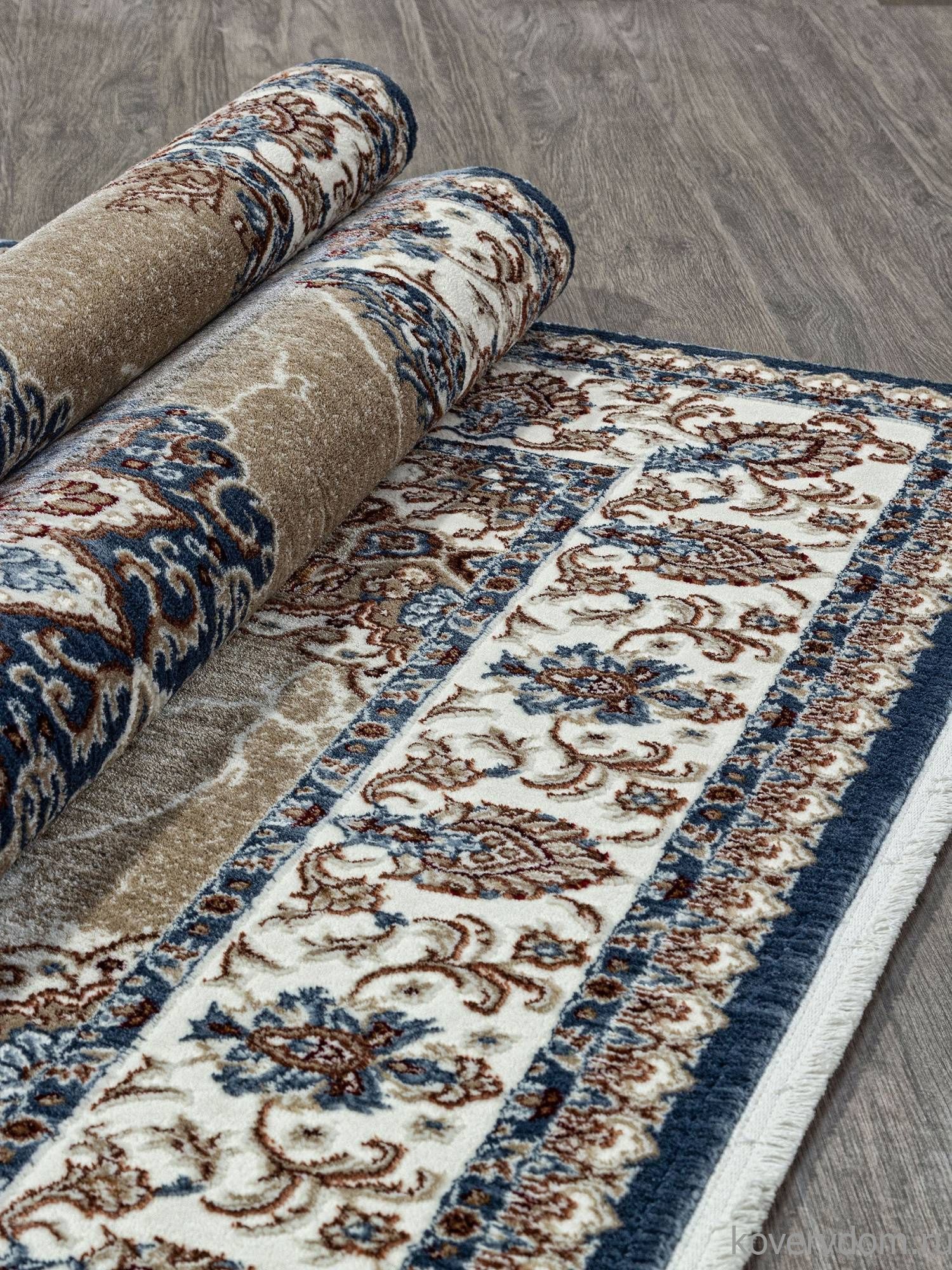 Ковер ASADU 00633A D.BLUE FDY / BEIGE FDY Ковер ASADU 00633A D.BLUE FDY / BEIGE FDY