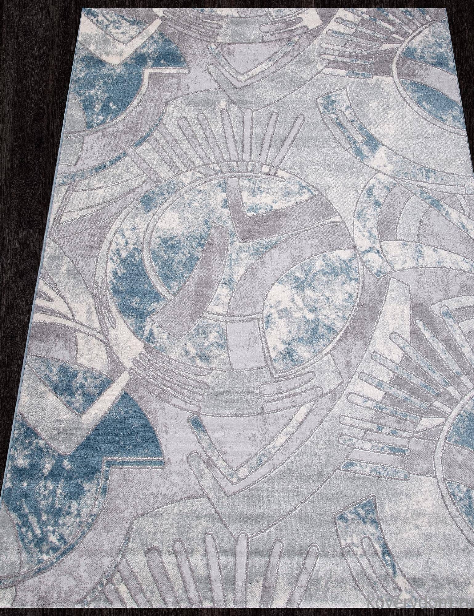 Ковер Valentino V133A D.GREY SHRINK / L.BLUE HEATSET Ковер Valentino V133A D.GREY SHRINK / L.BLUE HEATSET