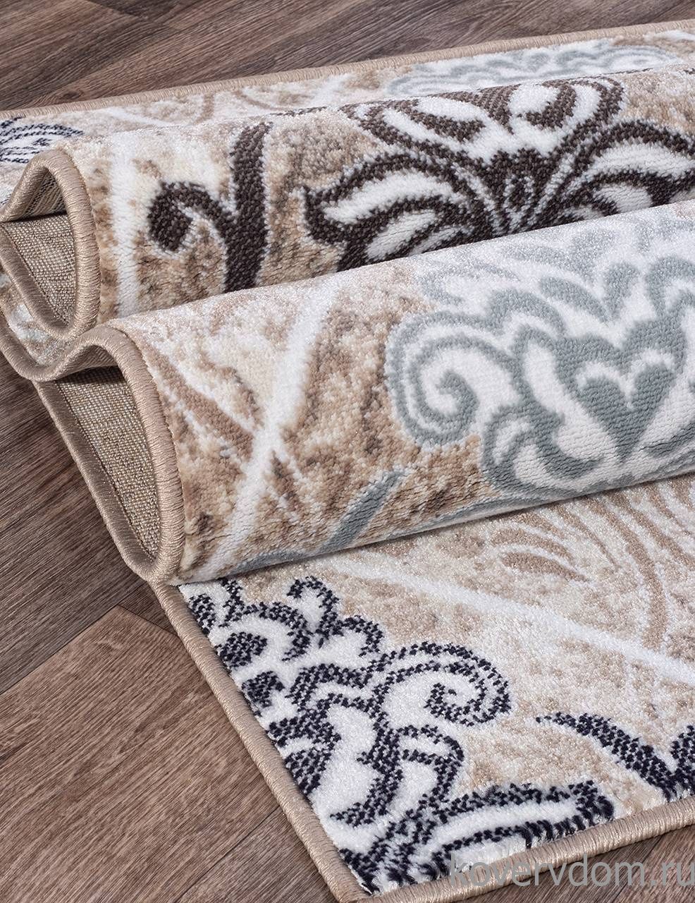 Ковер VALENCIA ДЕЛЮКС D310 CREAM-BROWN Ковер VALENCIA ДЕЛЮКС D310 CREAM-BROWN