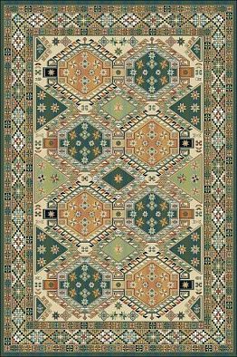 Маленький ковер ворс вискоза-хлопок ROYAL PALACE 14279 6161 (67*105)