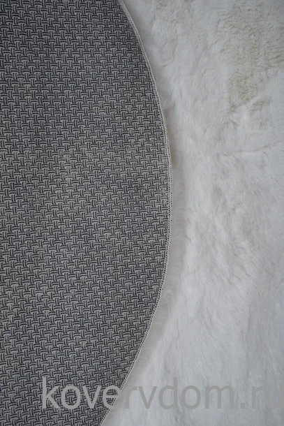 Ковер из искусственного меха Krolik 1000A T1120_CREAM круг Ковер из искусственного меха Krolik 1000A T1120_CREAM круг