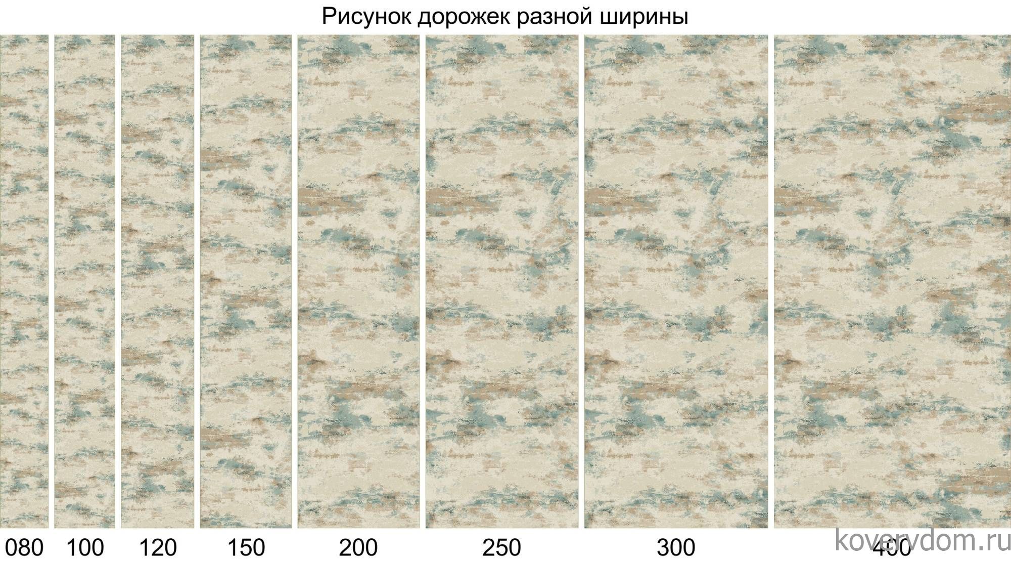 Ковровая Дорожка NATUREL D994 BEIGE-BLUE