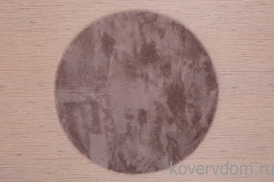 Ковер из искусственного меха Chic 1000A BROWN_3000 круг