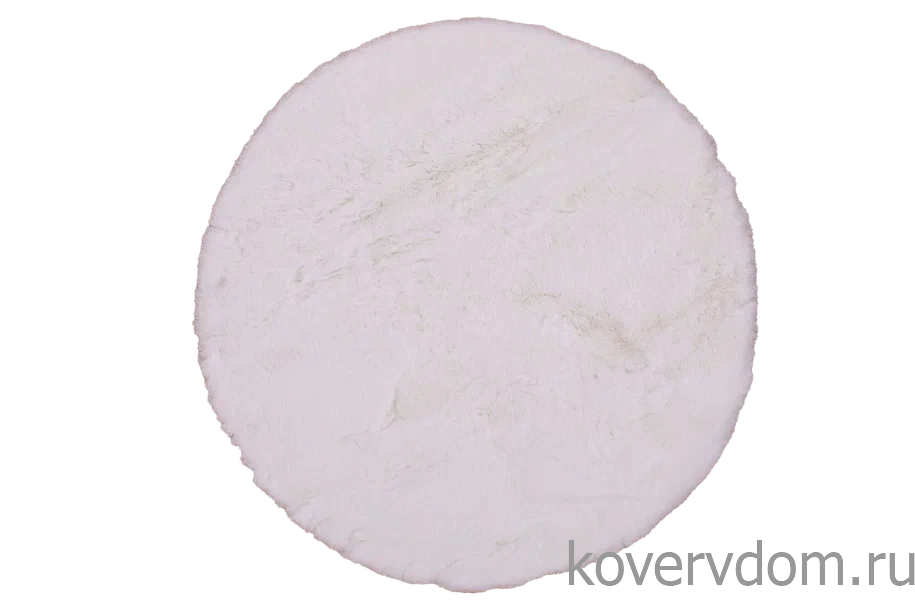 Ковер из искусственного меха Krolik 1000A T1120_CREAM круг Ковер из искусственного меха Krolik 1000A T1120_CREAM круг