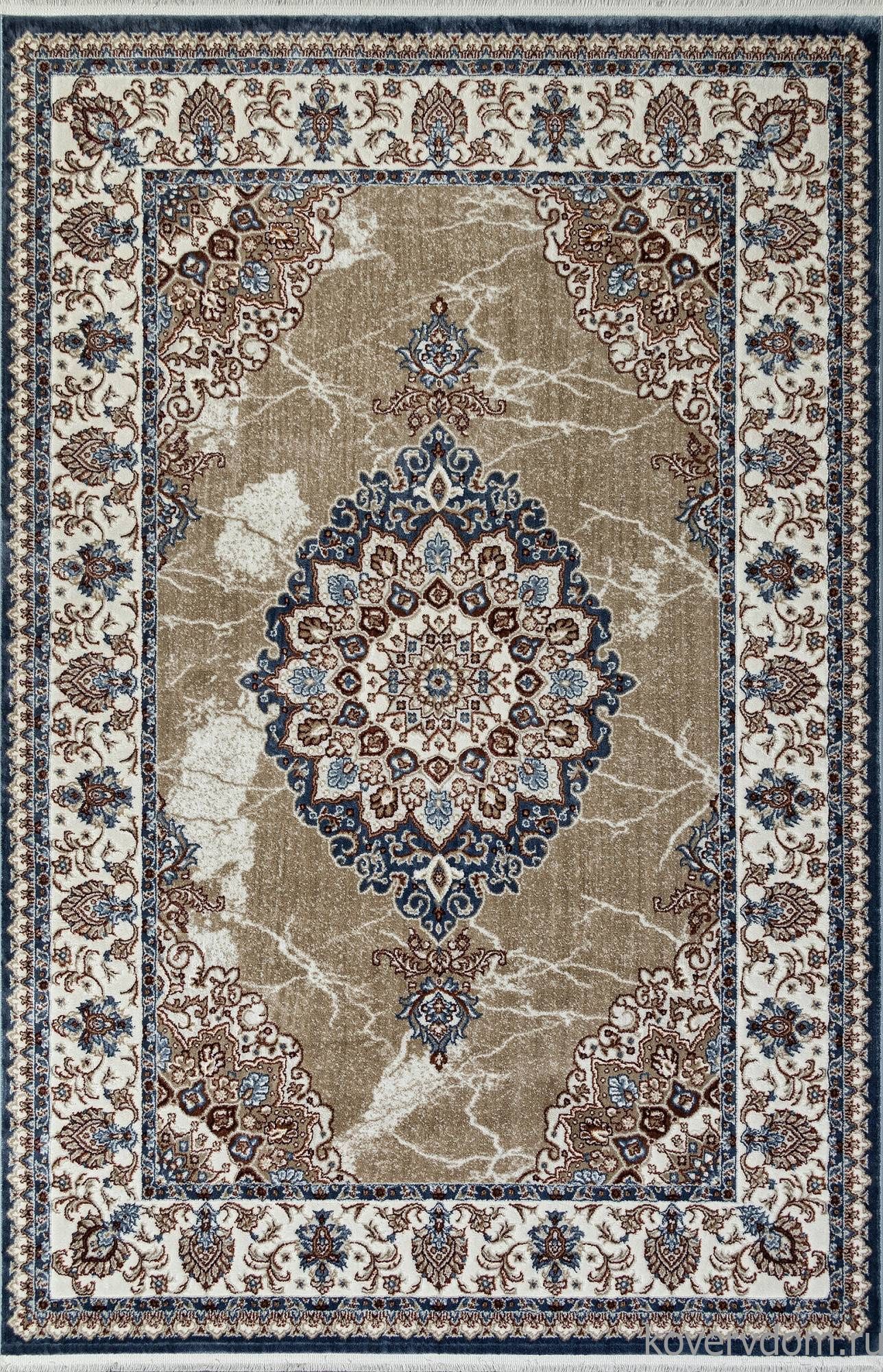 Ковер ASADU 00633A D.BLUE FDY / BEIGE FDY Ковер ASADU 00633A D.BLUE FDY / BEIGE FDY