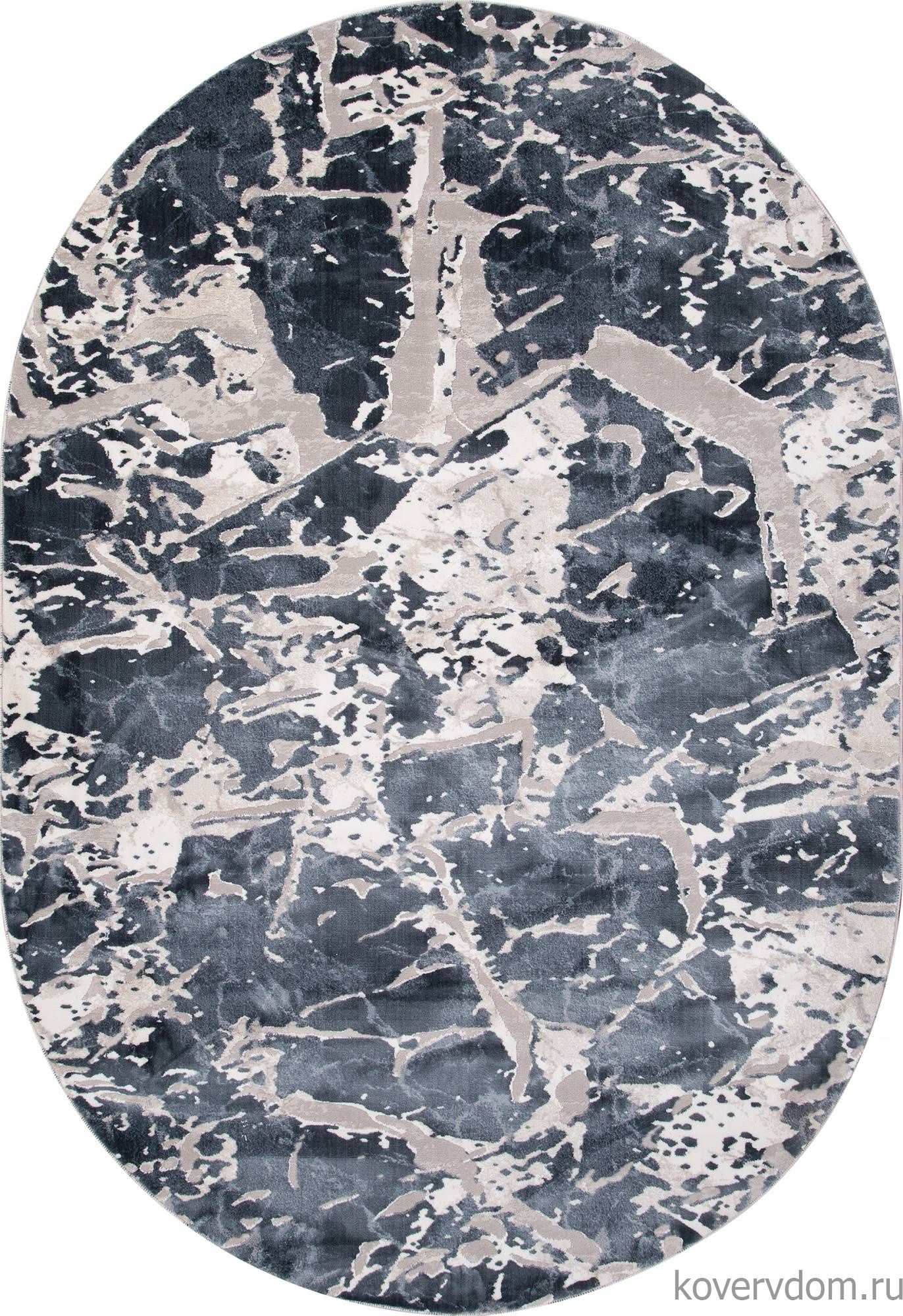 Ковер STAR P0991 D.BLUE / D.BLUE Овал