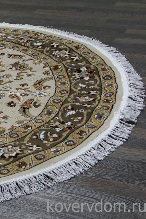 Ковер SHAHREZA d210 CREAM-BROWN Круг