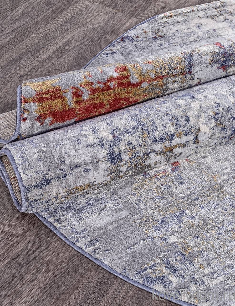 Ковер MARDAN 5038A COKEN D.GREY / BLUE Овал