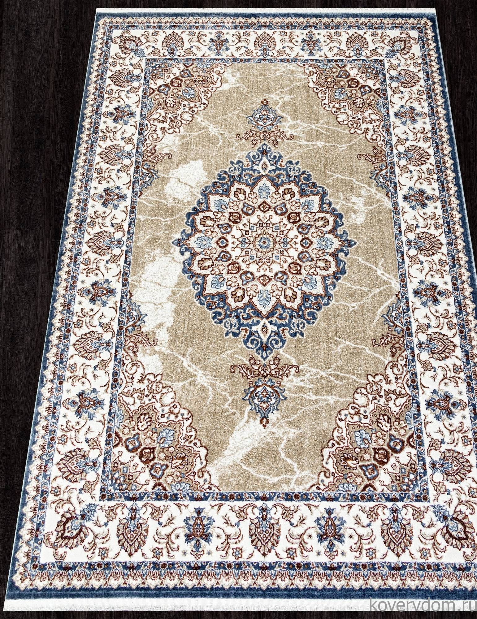 Ковер ASADU 00633A D.BLUE FDY / BEIGE FDY Ковер ASADU 00633A D.BLUE FDY / BEIGE FDY
