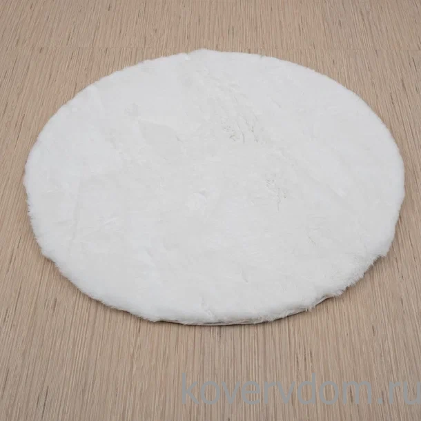 Ковер из искусственного меха Krolik 1000A T1120_CREAM круг Ковер из искусственного меха Krolik 1000A T1120_CREAM круг