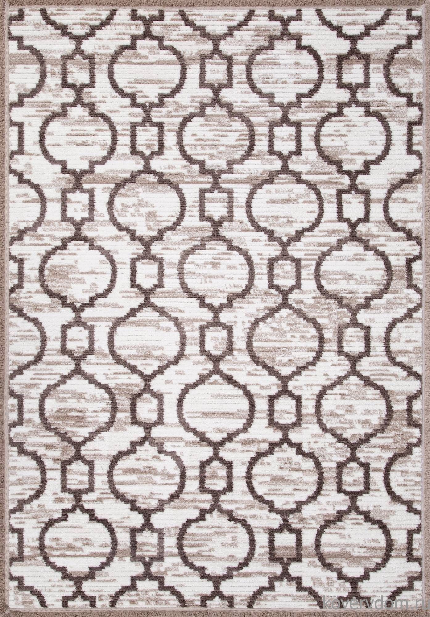 Ковер JOLI A947AF P.WHITE / CARMINE