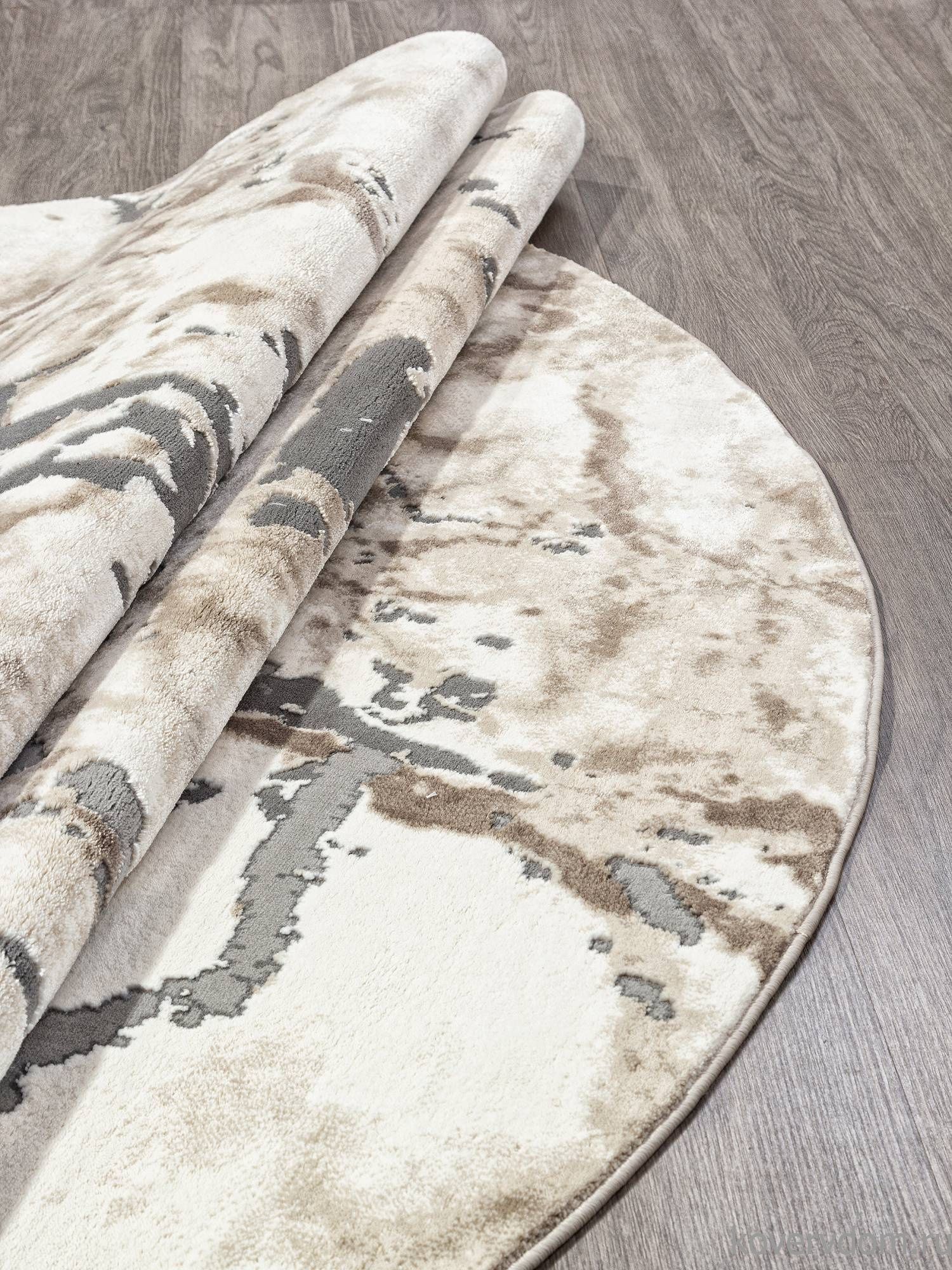 Ковер ARMINA 03819A GREY / BROWN Круг Ковер ARMINA 03819A GREY / BROWN Круг