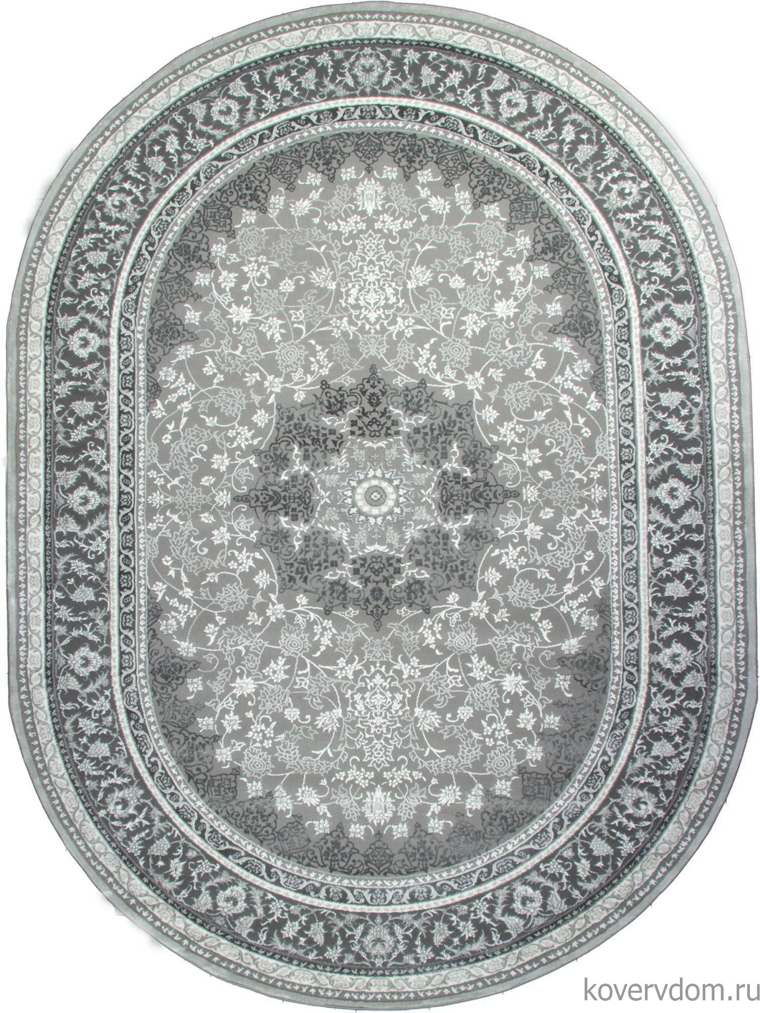 Ковер ARMINA GA007G GREY / GREY Овал