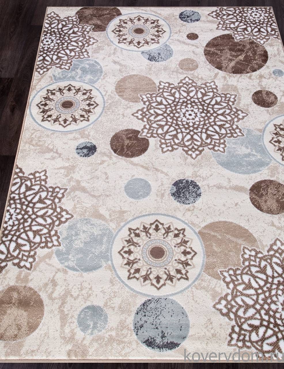 Ковер VALENCIA DELUXE D309 CREAM-BROWN Ковер VALENCIA DELUXE D309 CREAM-BROWN