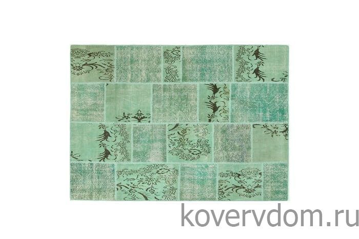 Винтажный ковер 100% шерсть пэчворк R-8900 Винтажный ковер 100% шерсть пэчворк R-8900