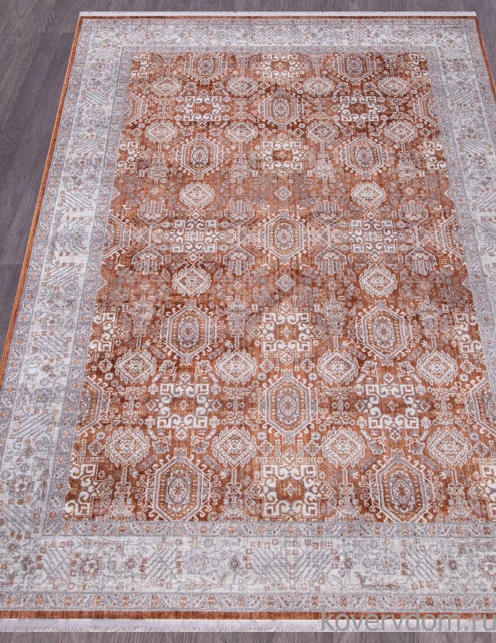 Ковер SEATTLE 03883A СЕРЫЙ / ТЕРРАКОТОВЫЙ Ковер SEATTLE 03883A СЕРЫЙ / ТЕРРАКОТОВЫЙ