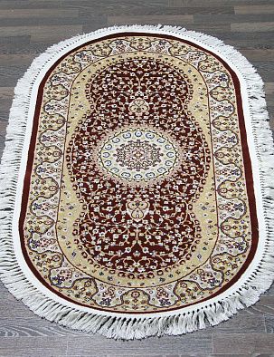 Ковер MASHAD PRESTIGE 02358A RED/RED Овал