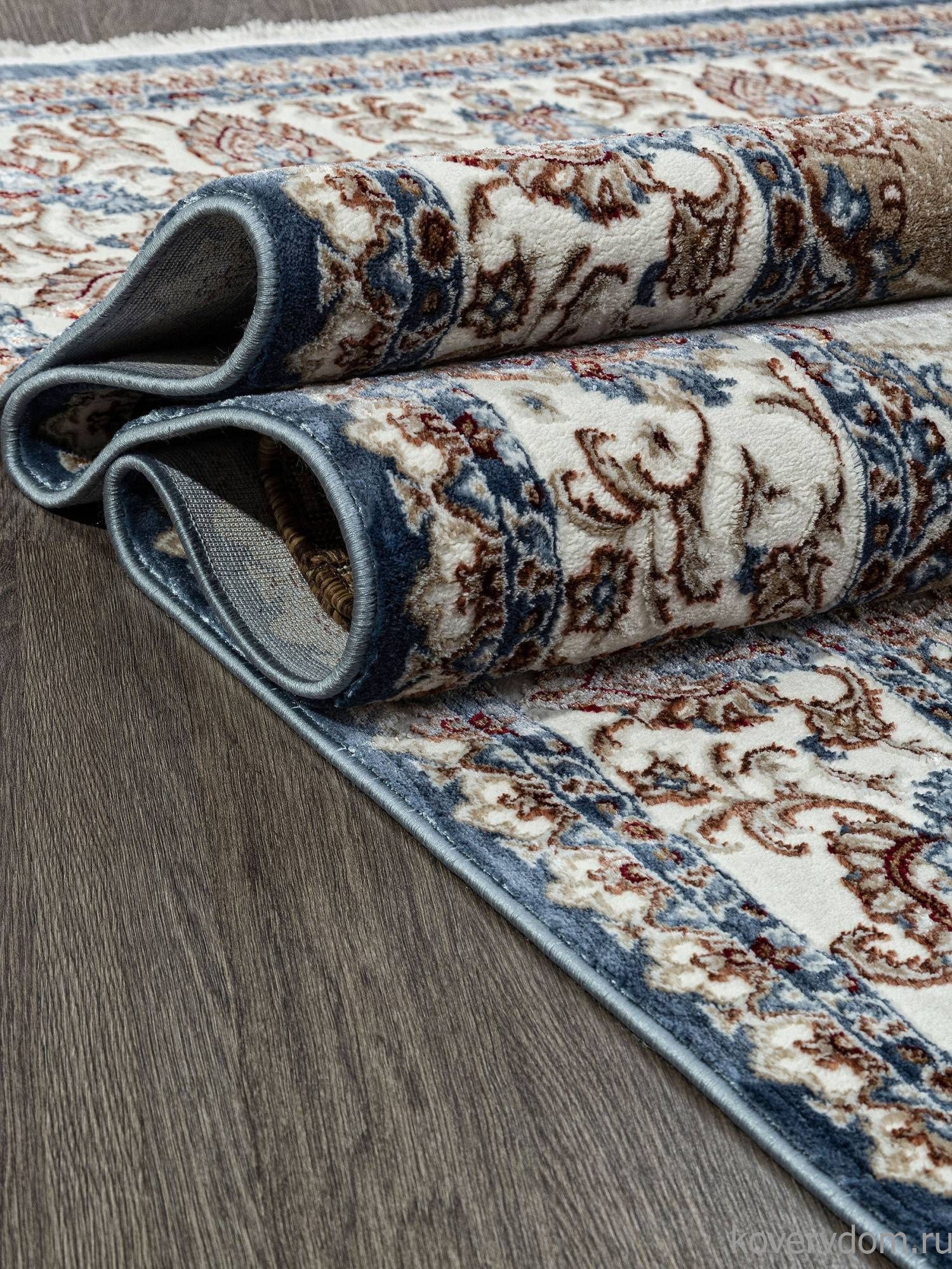 Ковер ASADU 00633A D.BLUE FDY / BEIGE FDY Ковер ASADU 00633A D.BLUE FDY / BEIGE FDY