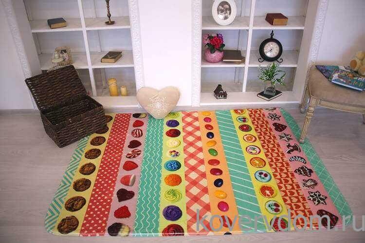 Детский развивающий 3D ковер ВКУСНЯШКИ 86171 Детский развивающий 3D ковер ВКУСНЯШКИ 86171