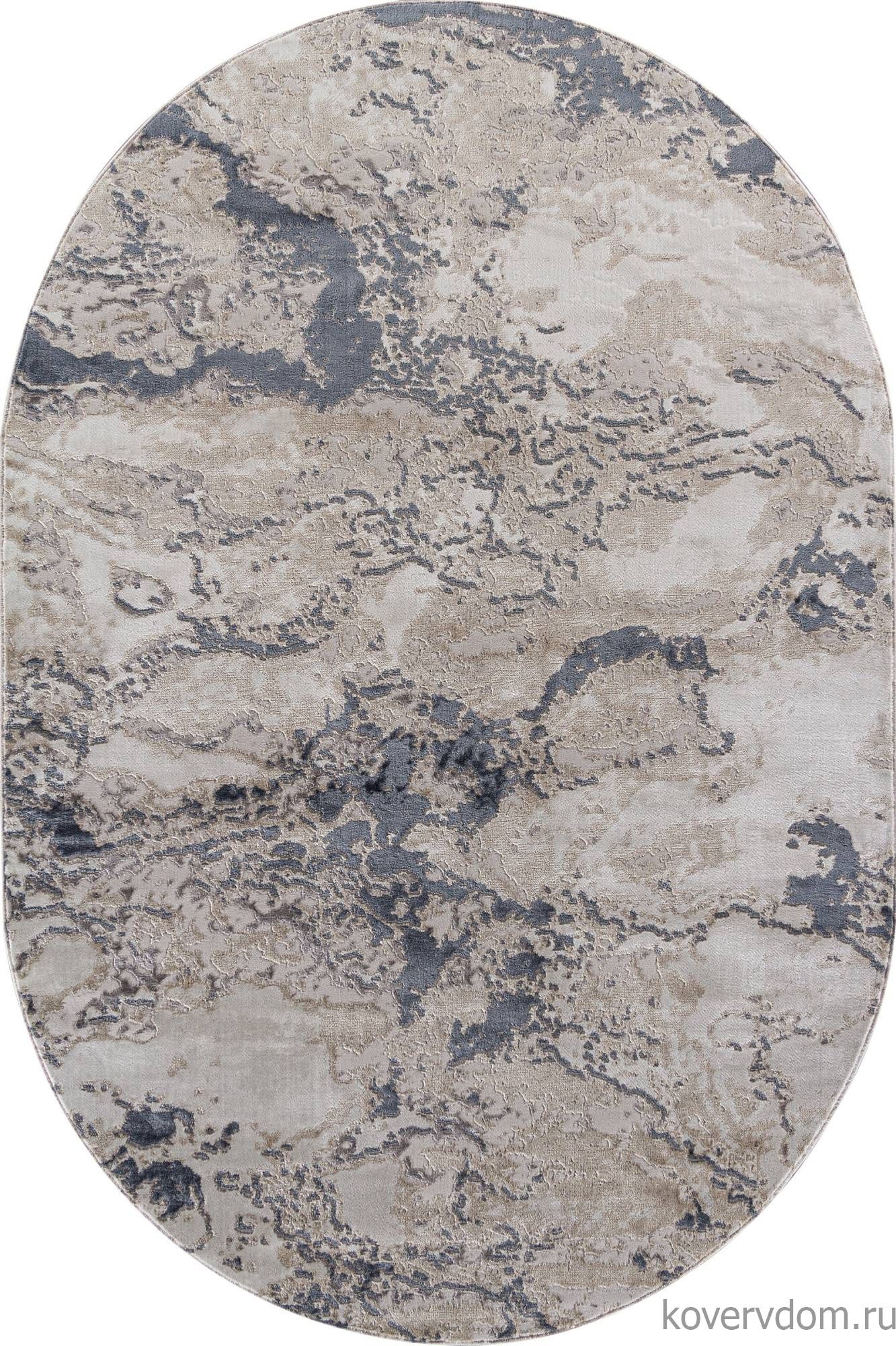 Ковер LUCCI P1263 D.BLUE / D.BLUE Овал