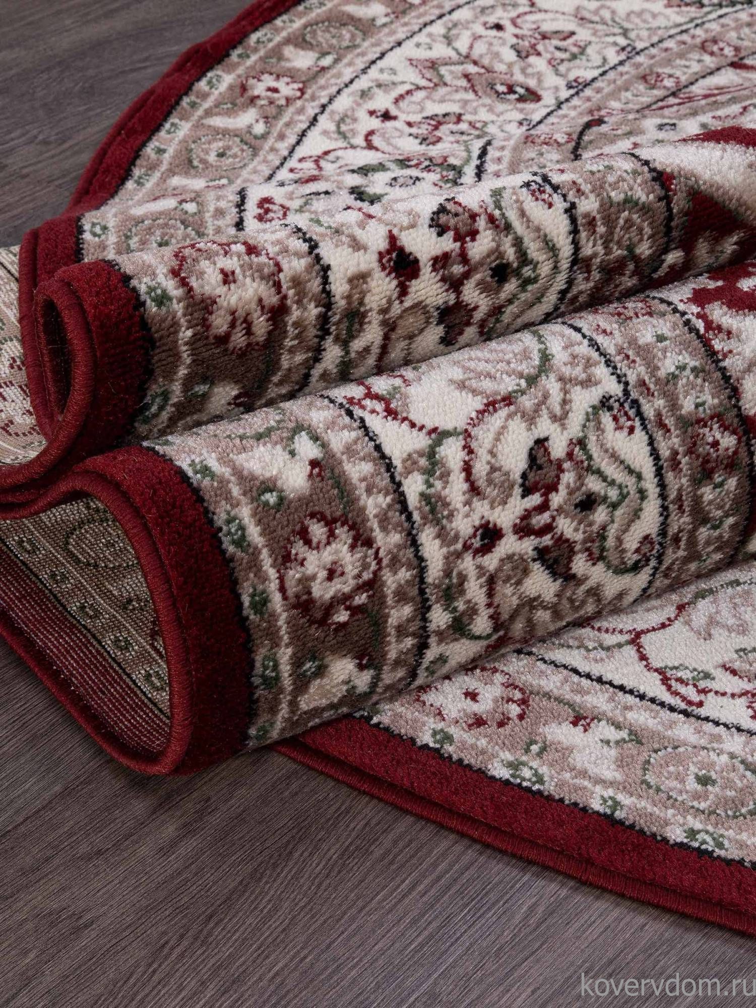 Ковер COLIZEY D868 RED Овал