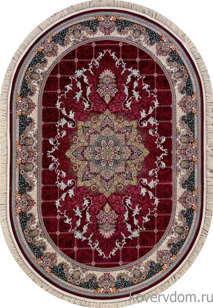 Ковер TEHRAN 7586 RED Овал