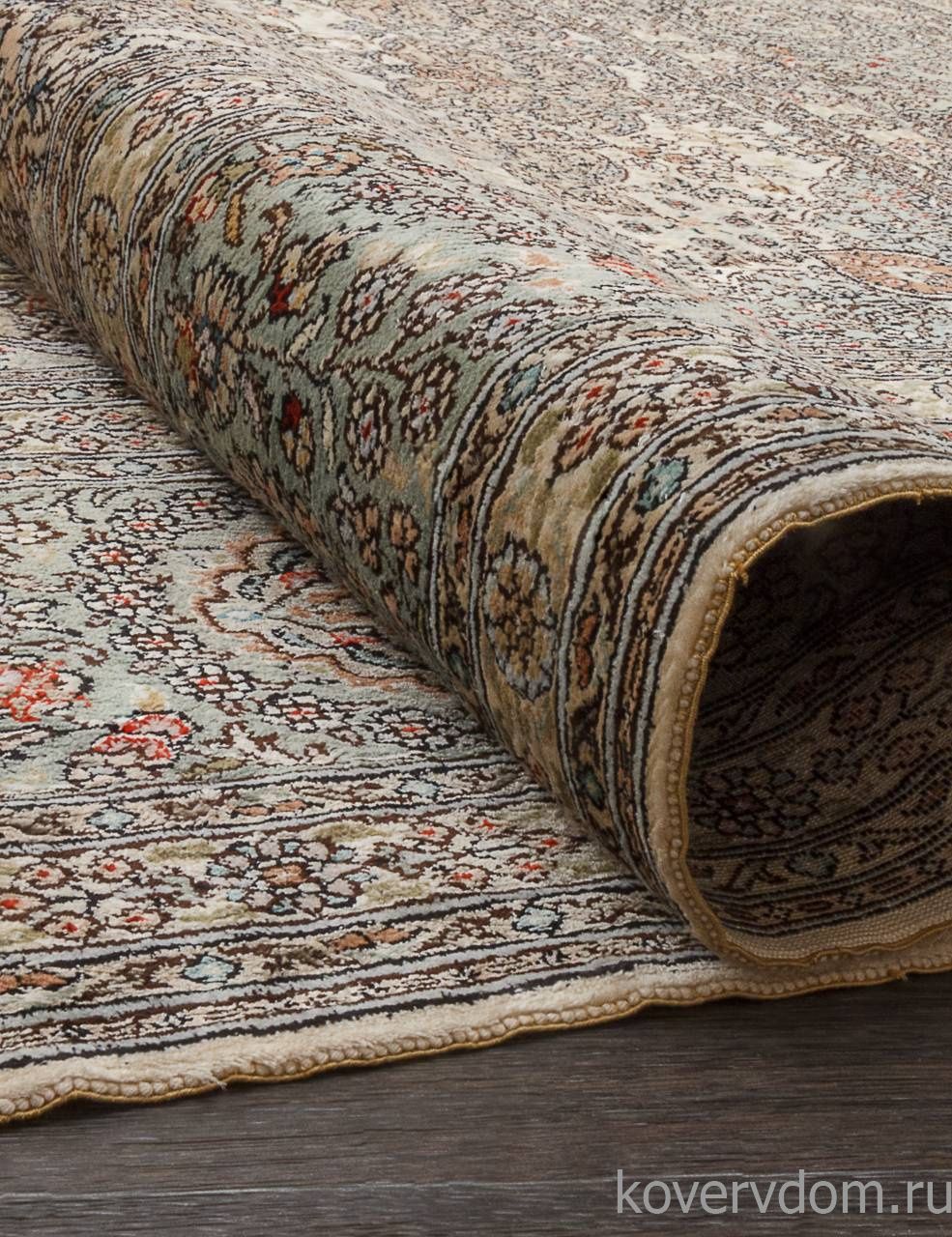 Ковер Tibet SILK & SILK S-02 CREAM / BLUE Ковер Tibet SILK & SILK S-02 CREAM / BLUE