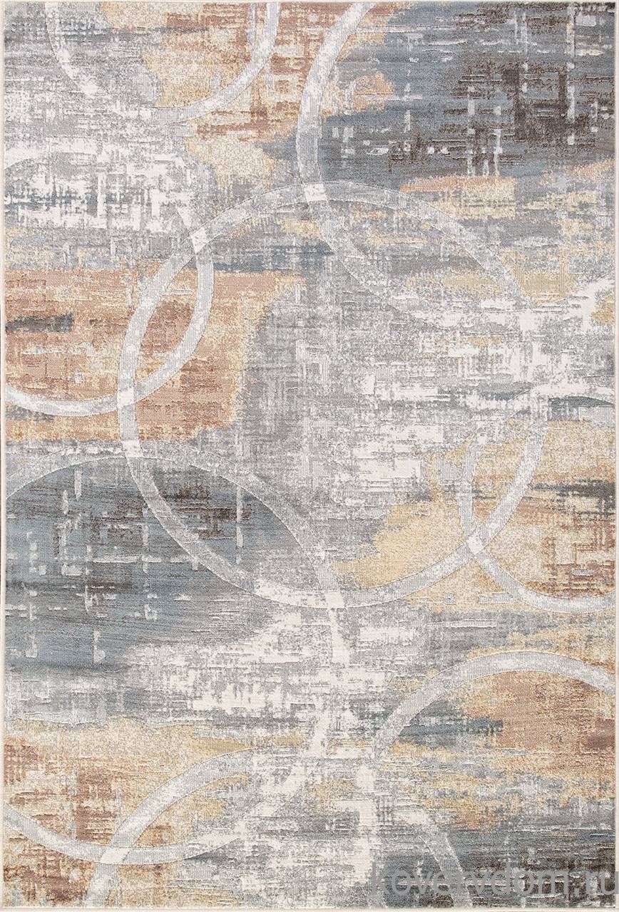 Ковер МАТРИКС 89876 6220 V Серый / Бежевый