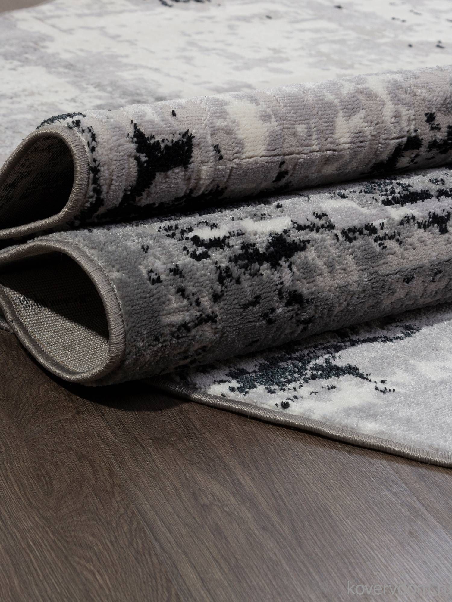 Ковер PALERMO F279 DARK GRAY Овал Ковер PALERMO F279 DARK GRAY Овал