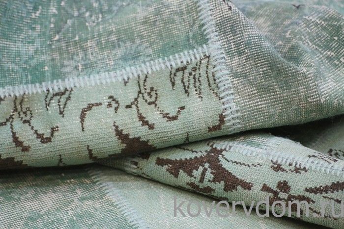 Винтажный ковер 100% шерсть пэчворк R-8900 Винтажный ковер 100% шерсть пэчворк R-8900