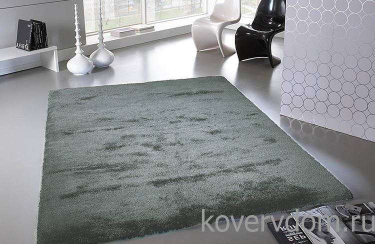 Ковер длинноворсовый Шелк Шегги SILVER Ковер длинноворсовый Шелк Шегги SILVER
