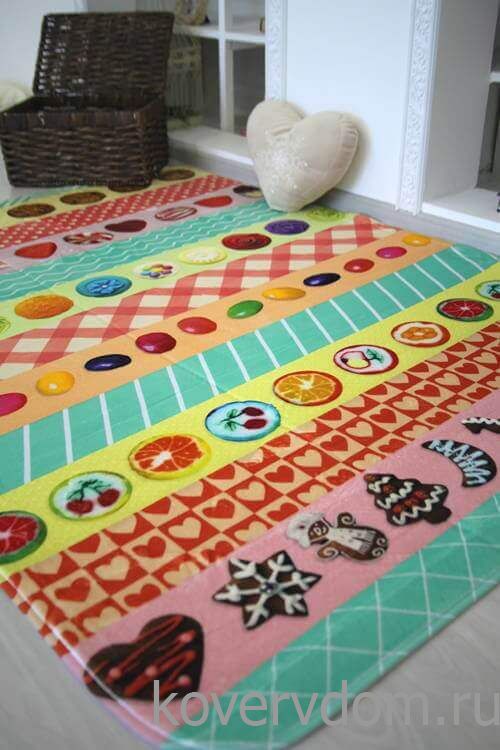 Детский развивающий 3D ковер ВКУСНЯШКИ 86171 Детский развивающий 3D ковер ВКУСНЯШКИ 86171