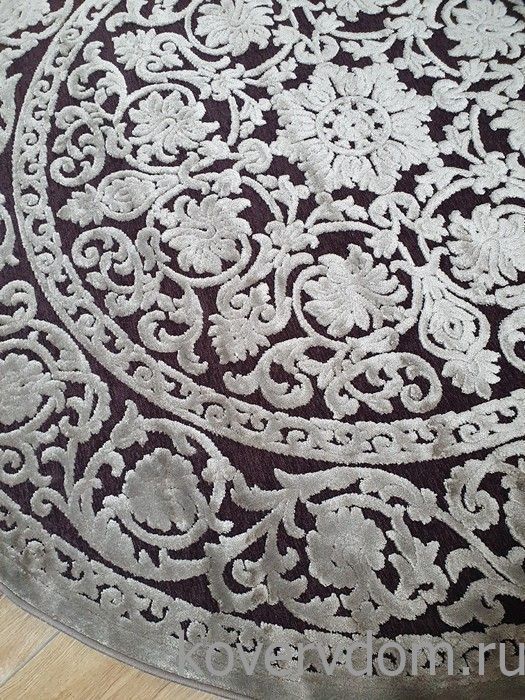 Рельефный ковер из вискозы GENOVA 38064 7575 70 КРУГ