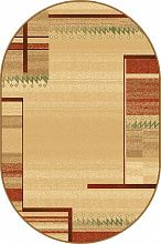 Овальный ковер обычный ворс STANDARD JANUS beige ОВАЛ