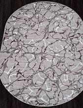 Ковер из России SILVER-A F389 GRAY Овал