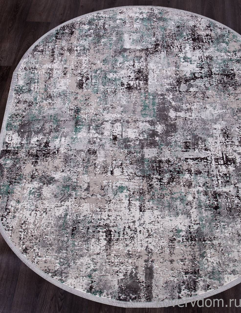 Ковер ROXANNE 17134 L.GREY / D.GREY Овал Ковер ROXANNE 17134 L.GREY / D.GREY Овал