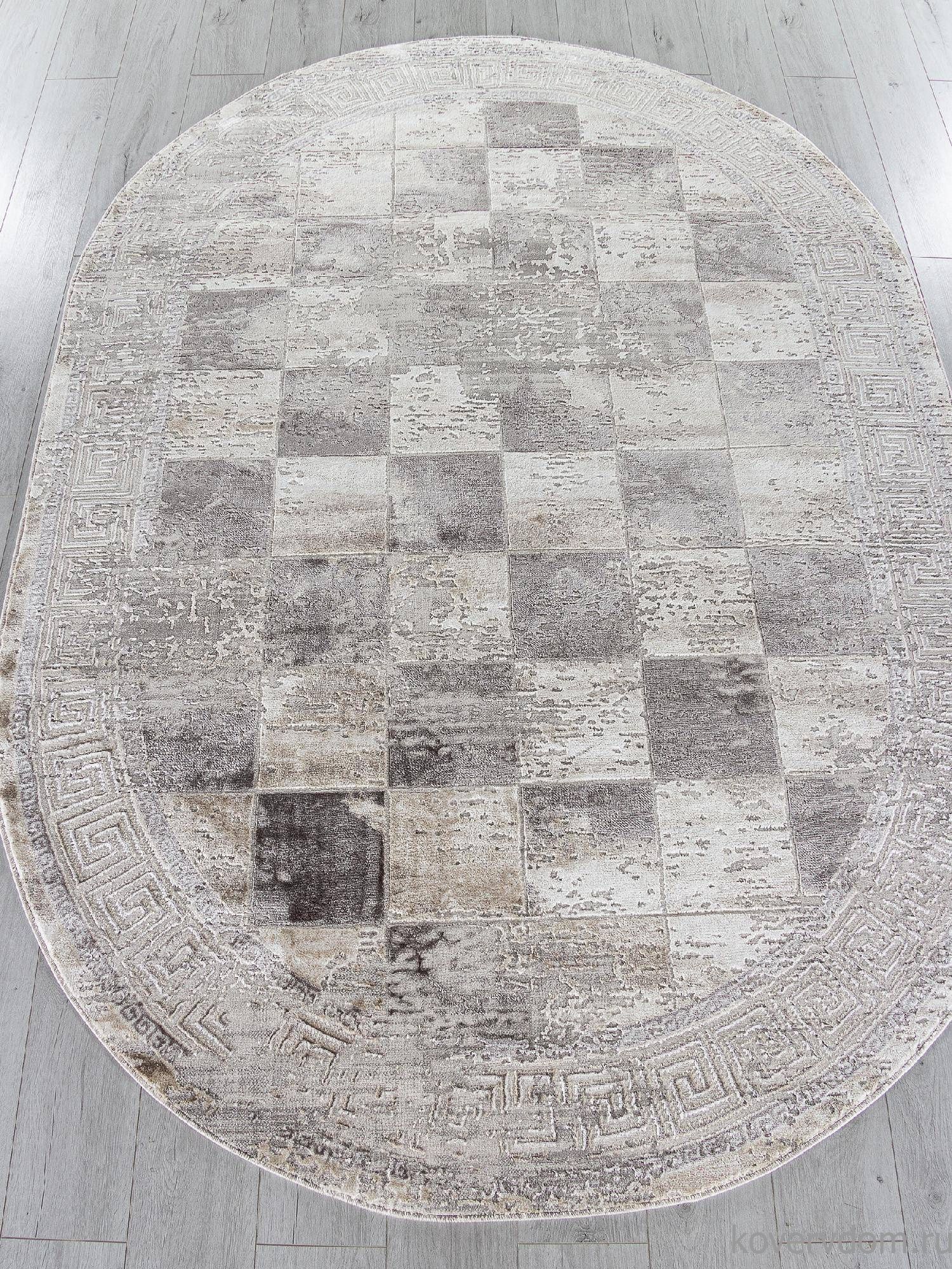 Ковер LUCCI P0411 L.GRAY / PLY A.GRI COKME Овал Ковер LUCCI P0411 L.GRAY / PLY A.GRI COKME Овал